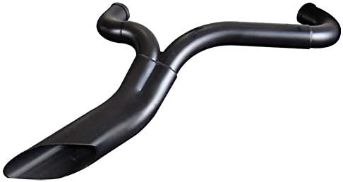 Sportster Evolution Ground Pounder Exhaust Header, 07-13 XL, Black, With Baffles