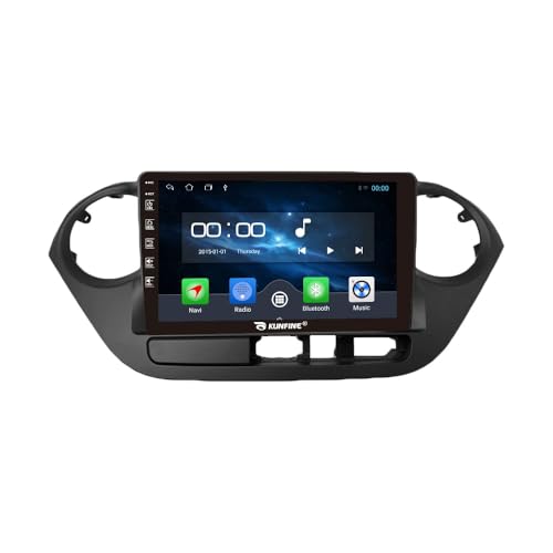 CarPlay et Android Auto Sans Fil pour Hyundai I10 Autoradio GPS Tactile Écran IPS