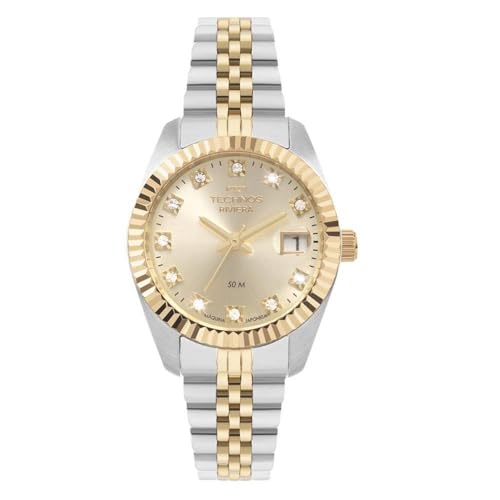 TECHNOS FEMININO ANALÓGICO RIVIERA BICOLOR 2015CEM/1X