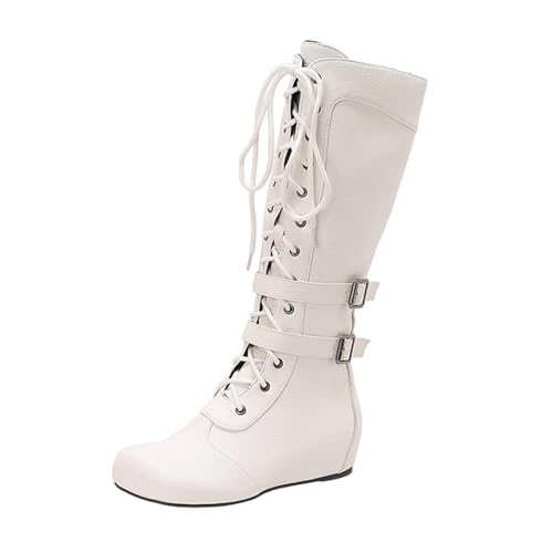Bottes western femme à lacet pour marcher confortablement en hiver