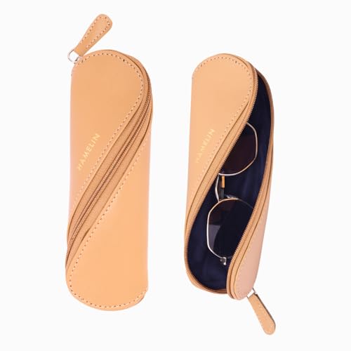 Image of HAMELIN Sunglasses Case With Zipper | Keeps The Sunglasses Safe From Scratches, Dirt | Eye Glass Box & Spectacle Case For Men & Women | Eyewear Carrying Case For Easy Travel & Outings