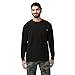 Dickies Men's Long Sleeve Heavyweight Crew Neck, Black, X-Large