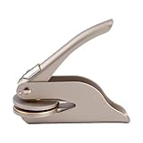 Timbro in rilievo per libri, biblioteca in metallo, timbro per goffratura manuale, per diari, sigilli personali per libri, biglietti da visita, carta, timbro per sigilli