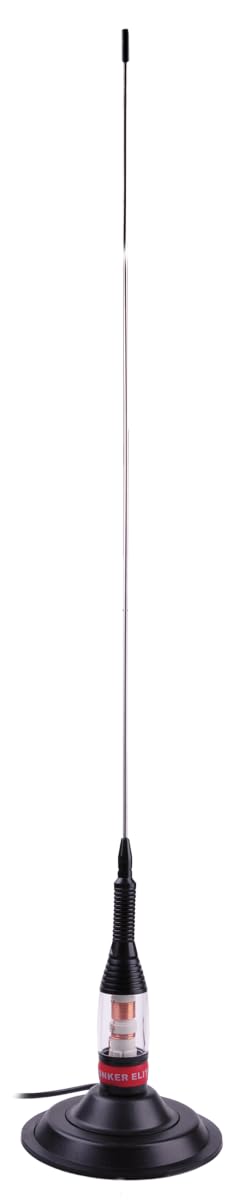 Sunker Elite - Antena para emisora CB (4 dBi, 148 cm de Altura, Cable de 2 m, con Conector PL)