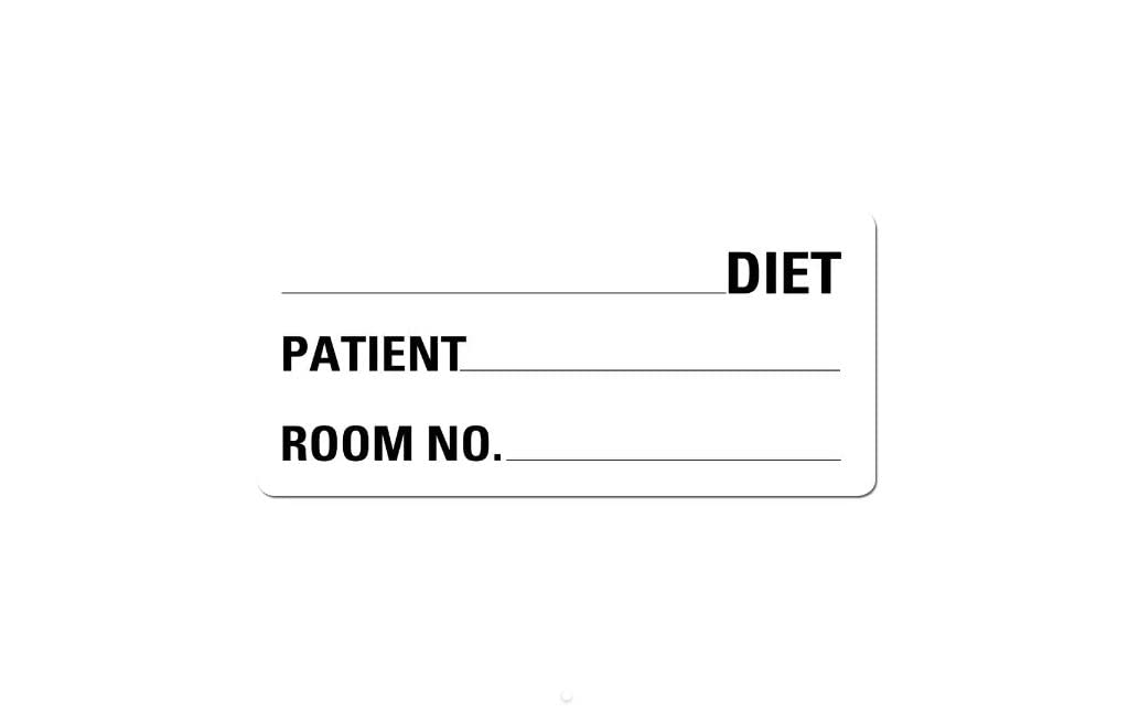 LabelValue.com | Diet Food Service Medical Labels LV-MFSL13