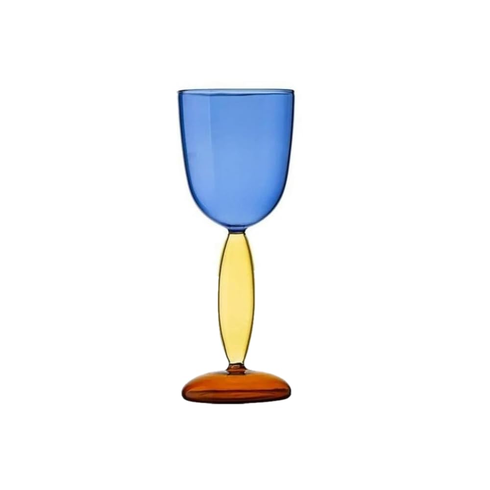 Tasse à champagne en verre coloré JCVBN design scandinave minimaliste