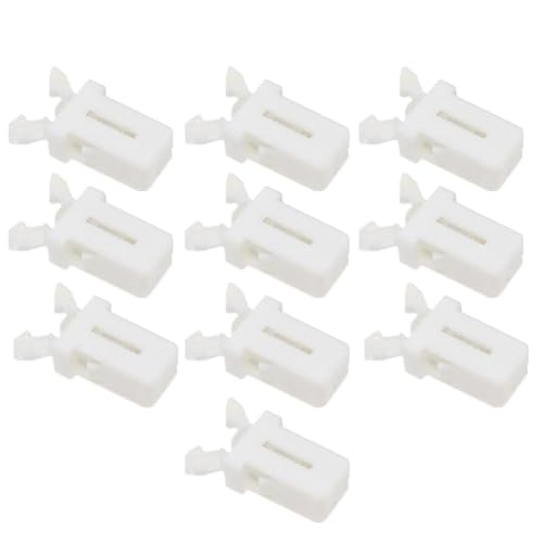 Serenophile Clips de repuesto para tapa de cubo de basura autobloqueante, kit de reparación de interruptor de basura de plástico para tapas táctiles, cubos de basura de cocina, ceniceros de coche