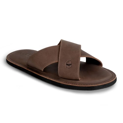La Leche, The Wanderer Sandals, Slide Sandals with Soft Cushion, Indoor and Outdoor Shoes, Full Grain Leather & Memory Foam, Handmade3