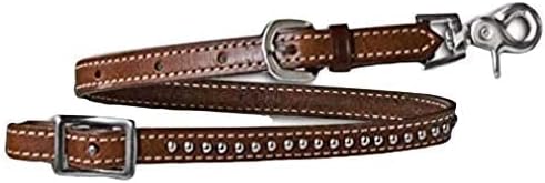 Showman Medium Oil Leather Wither Strap w/Silver Studs