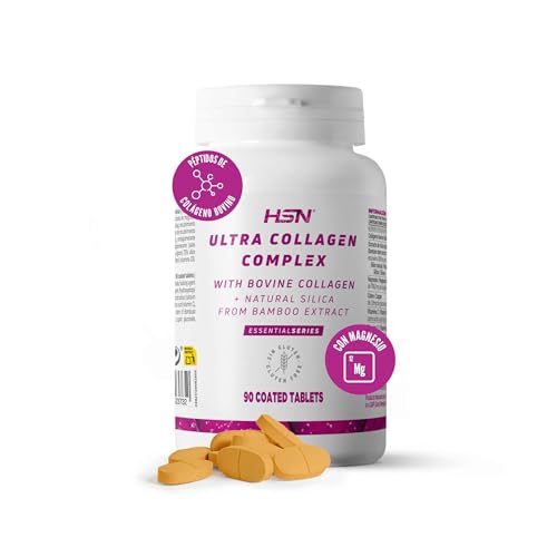 HSN Ultra Colágeno Hidrolizado Complex Bovino 3600mg | 90 Tabletas recubiertas sin sabor | Con...