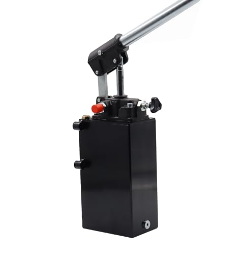 Pompe idrauliche manuali ad azione semplice, 12 – 25 – 45 cc, serbatoio olio 1 – 3 – 5 litri (E.W. 12 ccm 3 lt serbatoio)