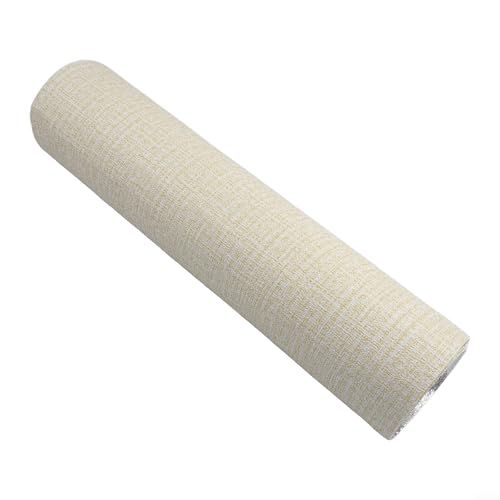 Besttoolifes Self-Adhesive Waterproof Wallpaper Roll, XPE Moisture-Proof Wall Stickers, Thermal Insulation Soundproofing, 50X300cm White Beige Blue Pink(Beige yellow)
