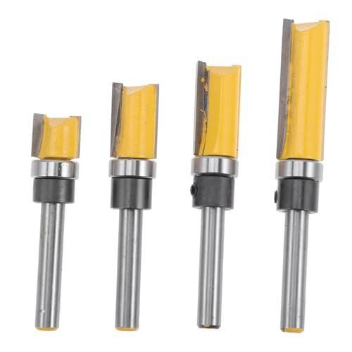 ARTIBETTER 6mm Diameter Router Bit Set Flush Trim Router Bits for Woodworking Router Bits Flush Engraving Bit for Router Professional Router Bit Assortment