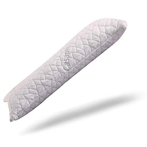 Neck Roll Pillow - Neck Pillows for Pain Relief Sleeping - with Washable Bamboo Cover - Memory Foam Bolster for Neck, Spine, Lumbar Traction, Spondylosis Pain Relief (20x6 inch Pillow)