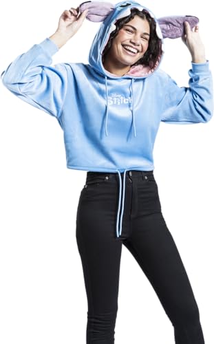 Sweat à capuche Stitch Disney bleu taille S idéal pour vos sorties cocooning - 5
