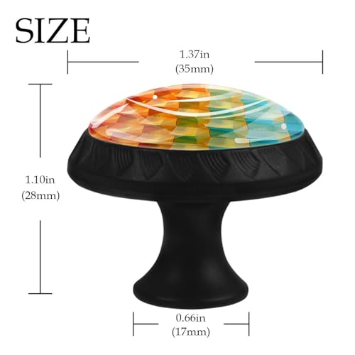 Boutons de tiroir en verre cristal transparent boutons durables et haut de gamme - 5