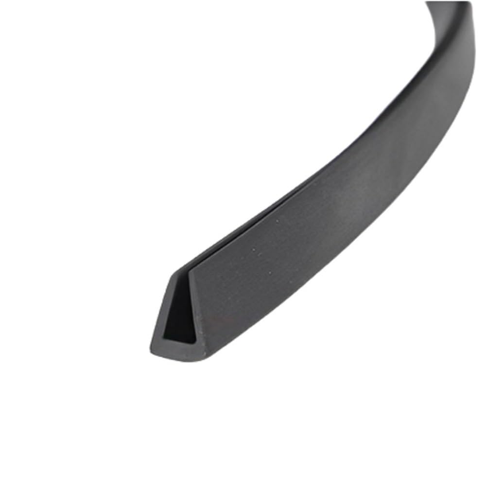 Loacea One Color U-Shaped Seal Strip Rubber Edge Trim Strip Black U Section Edging Sealing, Shield Enclosure Protector 1Pc(8Mm*11Mm*5Mm*5Meters)