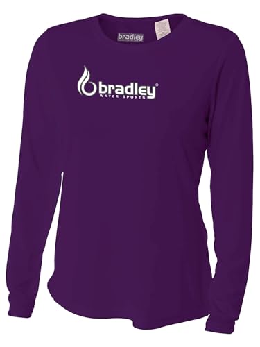 Bradley Women's Long Sleeve Rash Guard Surf Shirt - Relaxed Fit Swimwear Designed and Performance3
