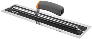 Toolty Ultra Flexible Plaster Finishing Skimming Trowel - Stainless Steel Finishing Hand Tool - with Soft Grip Handle - 16 inch - TLTY8048