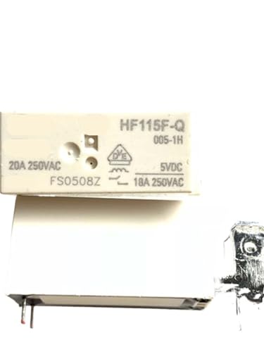 Relais 5V HF115F-Q 005-1H pour éviter la surchauffe de circuit 20A