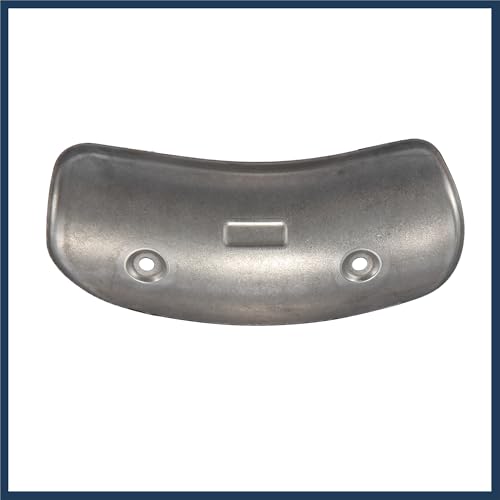 Silenciador de escape de moto con protector de calor de 19,3 cm 4