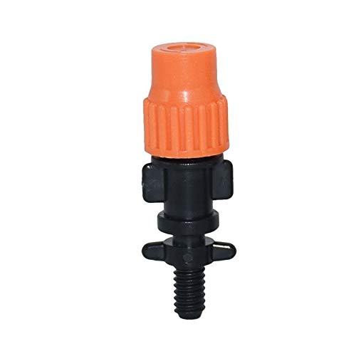 Kit Tubo Flessibile dell'irrinkler pianta Irrigazione a Goccia Atomizzata Acqua Acqua Regolabile Micro ARGRINGHER ARGRINGHER, con CONNETTORE A Vite 1/4 Pollici Barb Sprinkler Testa 100
