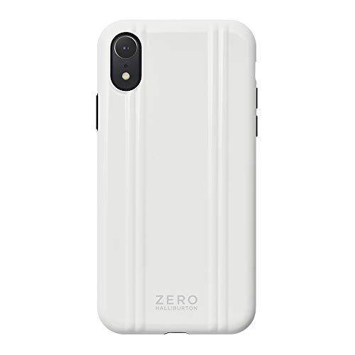 �yiPhoneXR �P�[�X�zZERO HALLIBURTON(�[���n���o�[�g��) Hybrid Shockproof case for iPhoneXR �V�^iPhone �X�}�z�P�[�X �ČRMIL�K�i�擾 �ϏՌ� (White �z���C�g)