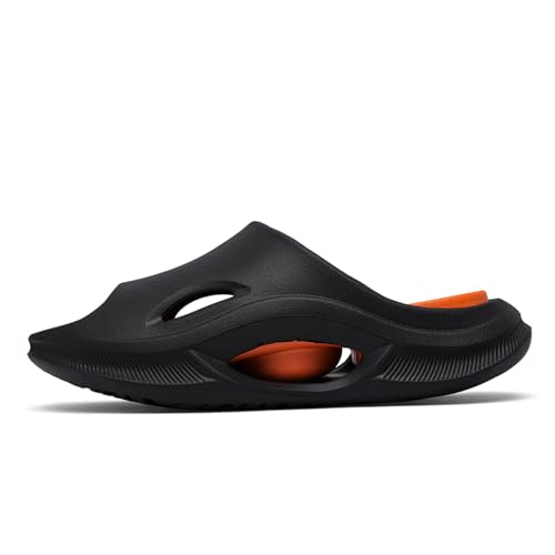 Cloud Slides for Men,Thick Sole Open Toe Mens Pillow Slides Outdoor&Indoor House Slippers EVA Soft Recovery Slides2