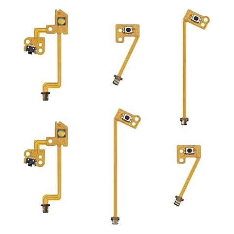 2 Set Replacement Part ZR/ZL/L Button Key Ribbon Flex Cable Compatible with Switch Joy-Con Controller Cover