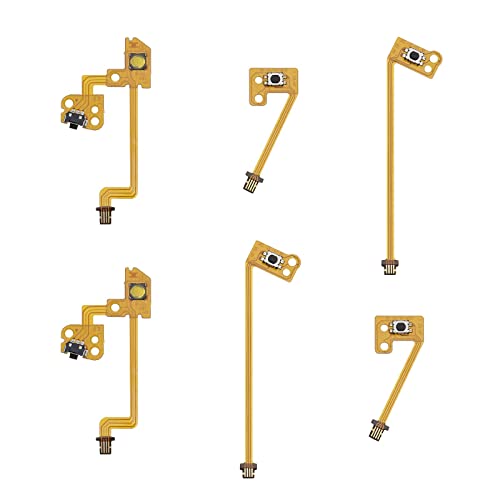 eMagTech 2 piezas de repuesto para llaves de botón ZR/ZL/L, cable flexible compatible con el controlador Joy Con