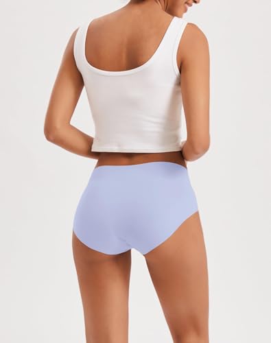 Image of INNERSY Women's Seamless No Show Hipster Panties Invisible Light Underwear 3-Pack