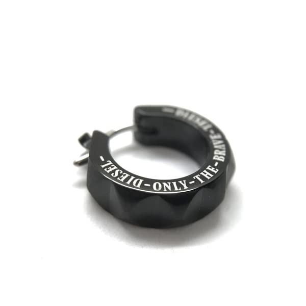 DIESEL ディーゼル ピアス 片耳用 シングル DX1273001 メンズ レディース アクセサリー ジュエリー ブラック ユニセックス [並行輸入品]