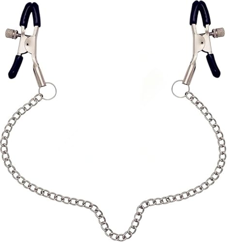 Adjustable Metal Nipple Clamps Entertainment Clip for Women R9916 Non-Piercing Nipplerings Clip On Nipple Rings Decorative Clip for Clothing Accessories