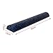KiBcsLic Half Round Foam Roller Neck Column Roller Back, Home Blocks, Pilates Exercise Pliability Foam Half Roller Massage, Black Blue