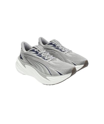 Image of PUMA | Maxima Pro Lightweight Running Shoes | Gray Echo-Warm White-Gum | 10UK
