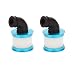 2Pcs Rc Car Air Filter 1/10 Element Sponge 04104 for Nitro RC Model Buggy Truck HSP Axial HPI Traxxas Himoto Redcat Losi Upgraded Hop-up Parts