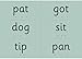 Read Write Inc. Phonics: Nursery Green Word Cards