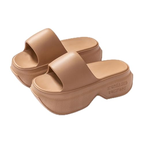 Alexis Leroy Casual Slippers for Women House Indoor Slides Bathroom Shower Sandals Lightweight Cushioned Thick Sole Easy to Clean