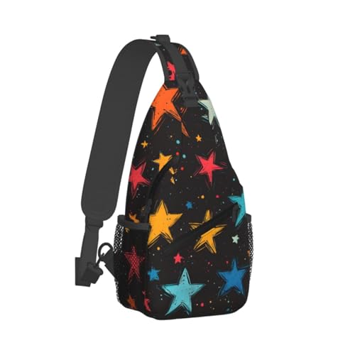 Bolso bandolera colorido para mujer y hombre, ligero y ajustable miniatura 2