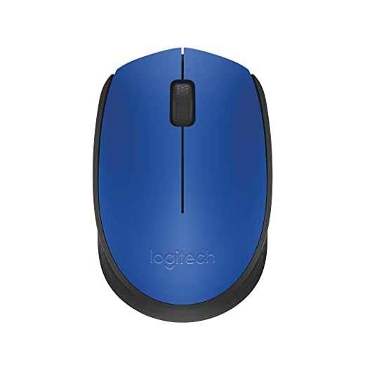 Mouse sem fio Logitech M170 com Design Ambidestro Compacto, Conexão USB e Pilha Inclusa - Azul