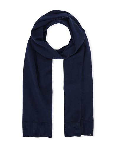 DANISH ENDURANCE Écharpe d'hiver, Laine Mérinos, Chaude, Écharpe pour Hommes, Écharpe pour Femmes, Douce, Unisexe, Bleu Marine Foncé, One Size