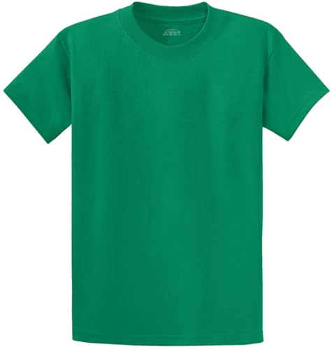 Joe's USA Men's Heavyweight 6.1-Ounce, 100% Cotton T-Shirts-M-Kelly Green