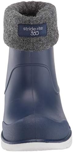 Stride Rite 360 Boy's Bellamy All-Purpose Dual Fit Washable Lined Boot Shoe, Navy, 9 M US Big Kid | Image 1