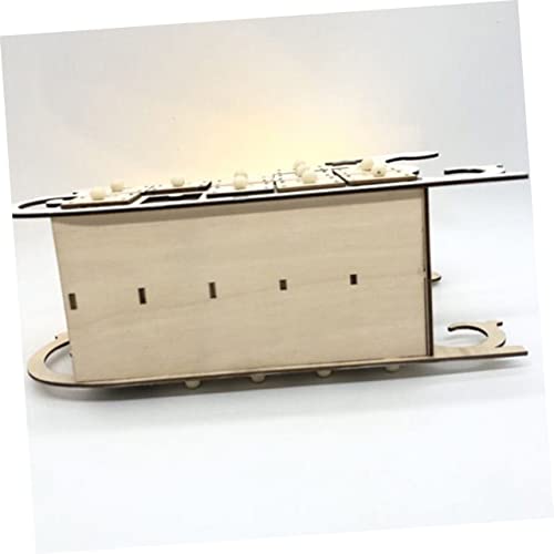Calendrier en forme de traîneau, décoration de bureau élégante et durable - 8