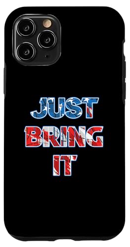 Just Bring It America ���b�h �z���C�g �u���[ �X�}�z�P�[�X iPhone 11 Pro �p