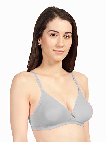 Image of SONARI Omania Womens Non-Padded Cotton Polyester Bras - Solid, Non-Wired, Medium Coverage, Hand Washable (Pack of 2)