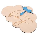 Cartes d'étapes de bébé en bois - panneau d'annonce de bébé polyvalent adapté aux naissances de nouveau-nés, comme, et plus , panneaux de nom en bois pour la chambre d'enfant