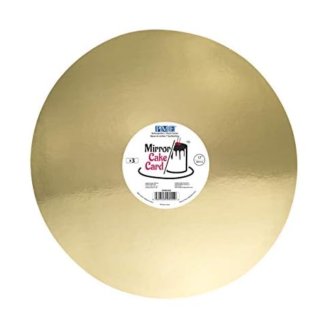 PME Metallic Gold Mirror Cake Cards - Pack of 3 Cover