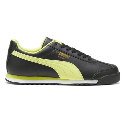 PUMA Mens Roma Basic Plus Lace Up Sneakers Shoes Casual - Black