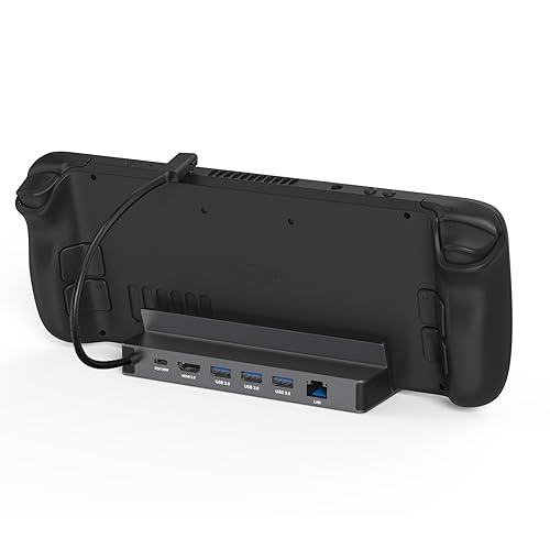 Adaptateur stand Steam Deck ROG Ally avec sortie HDMI 4K et chargeur PD 100W